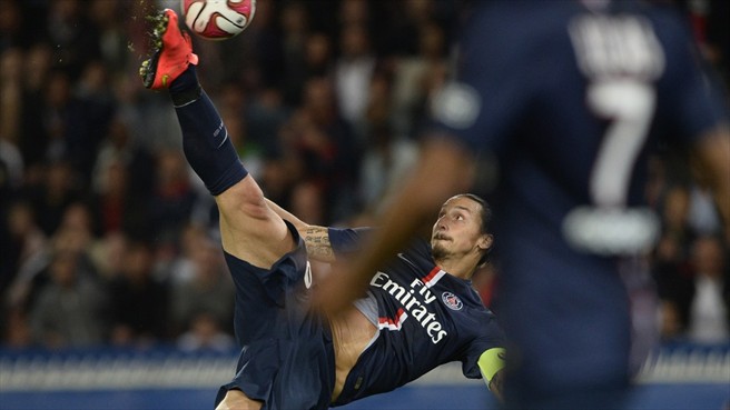 زلاتان ایبراهیموویچ|پاریس سن ژرمن 5-0 سنت اتين / لوشامپیونه