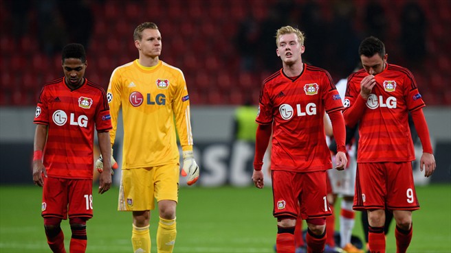 عکسل العمل بازیکنان لورکوزن|باير لوركوزن 0 - 1 موناکو / لیگ قهرمانان