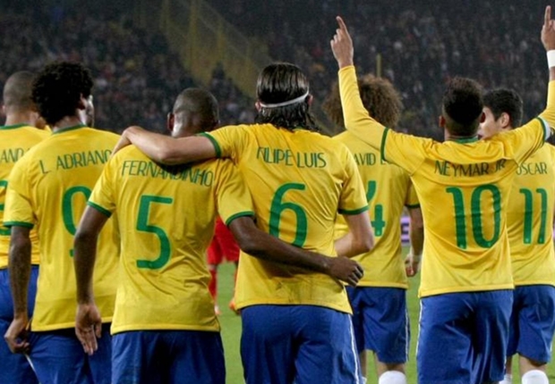 شادی بازیکنان برزیل|ترکیه 0 - 4 برزیل / دیدار دوستانه