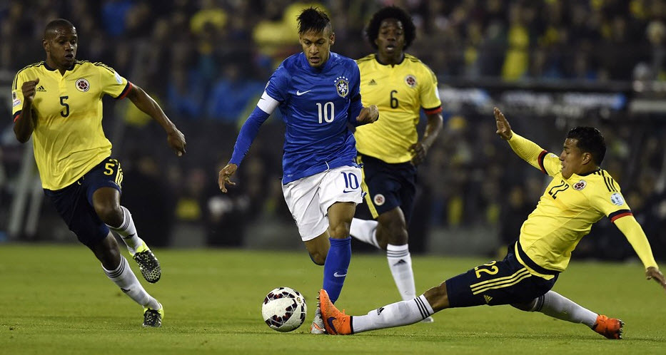 نیمار|برزیل 0 - 1 کلمبیا / کوپا آمریکا  2015