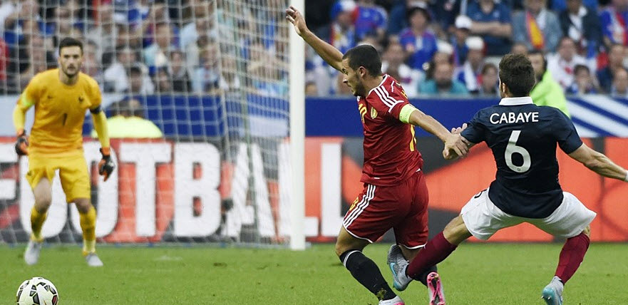 ادن هازرد - یوهان کابای|فرانسه 3 - 4 بلژیک / دیدار دوستانه