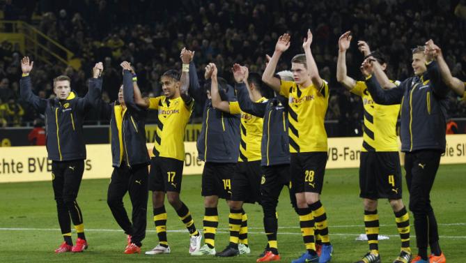شادی بازیکنان دورتموند|بوروسيا دورتموند 4 - 2 ماینتس / بوندسلیگا