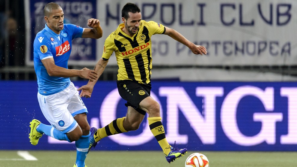 گوکان اینلر|یانگ بویز 2 - 0 ناپولی / لیگ اروپا