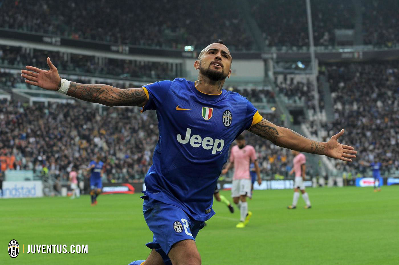 آرتور ویدال|یوونتوس 2 -  0 پالرمو / سری آ