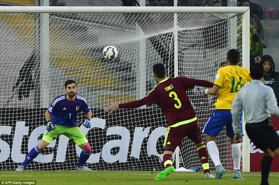 تیاگو  سیلوا|برزیل 2 - 1 ونزوئلا /  کوپا آمریکا 2015