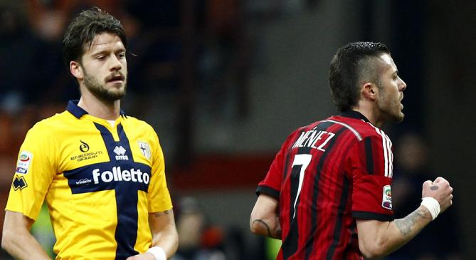 جرمی منز|میلان 3 - 1 پارما / سری آ