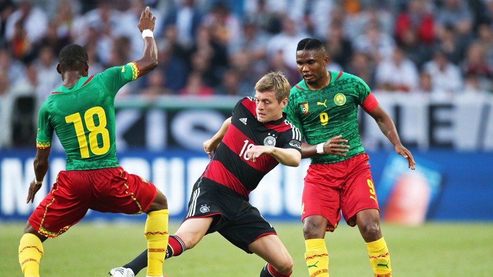 تونی کروس - ساموئل اتوئو|آلمان 2 - 2 کامرون / دیدار دوستانه