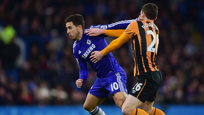 ادن هازرد|چلسی 2 - 0 هال سیتی / لیگ جزیره