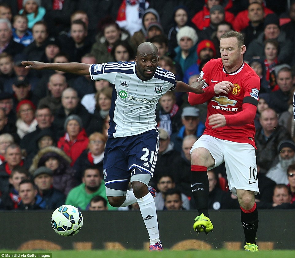 وین رونی|منچستر یونایتد 0 - 1 وست برومویچ / لیگ برتر