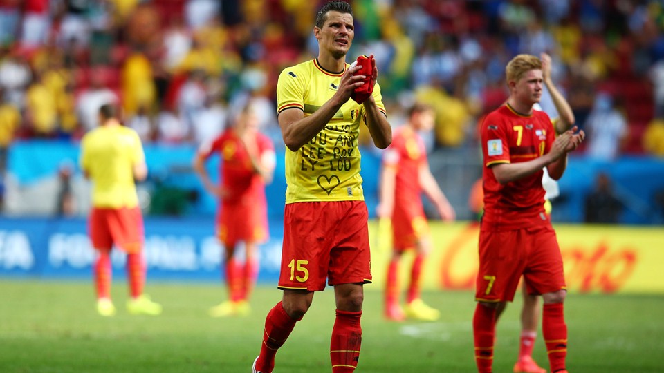 دانیل ون بویتن|عکس العمل دانیل ون بویتن بازیکن بلژیک ، بعد از اتمام بازی .