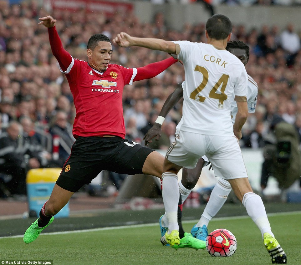 کریس اسمالینگ|سوانسی 2 - 1 منچستر یونایتد / لیگ جزیره