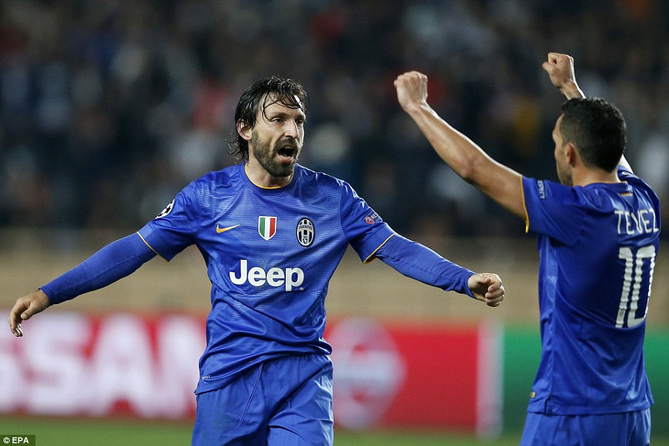 آندره آ پیرلو|موناکو 0 - 0 یوونتوس / لیگ قهرمانان