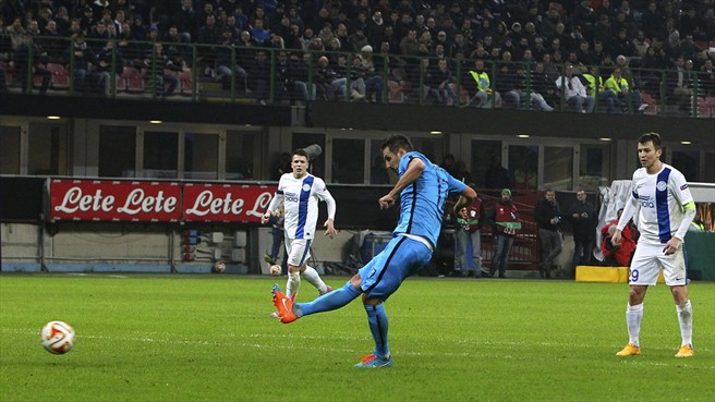 زدراوکو کوزمانوویچ|اینترمیلان 2 - 1 دنیپرو دنیپروپتروفسک / لیگ اروپا