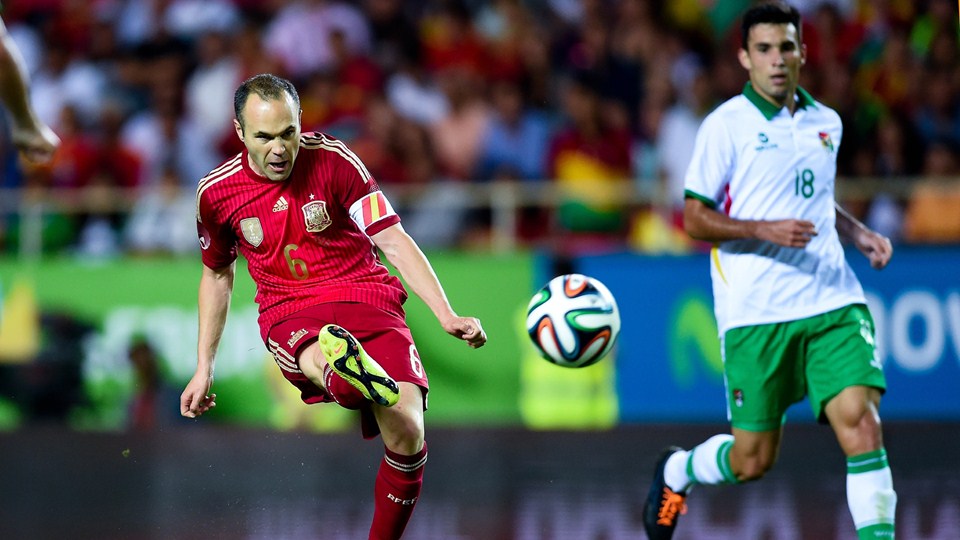 آندرس اینیستا|اسپانیا 2-0 بولیوی