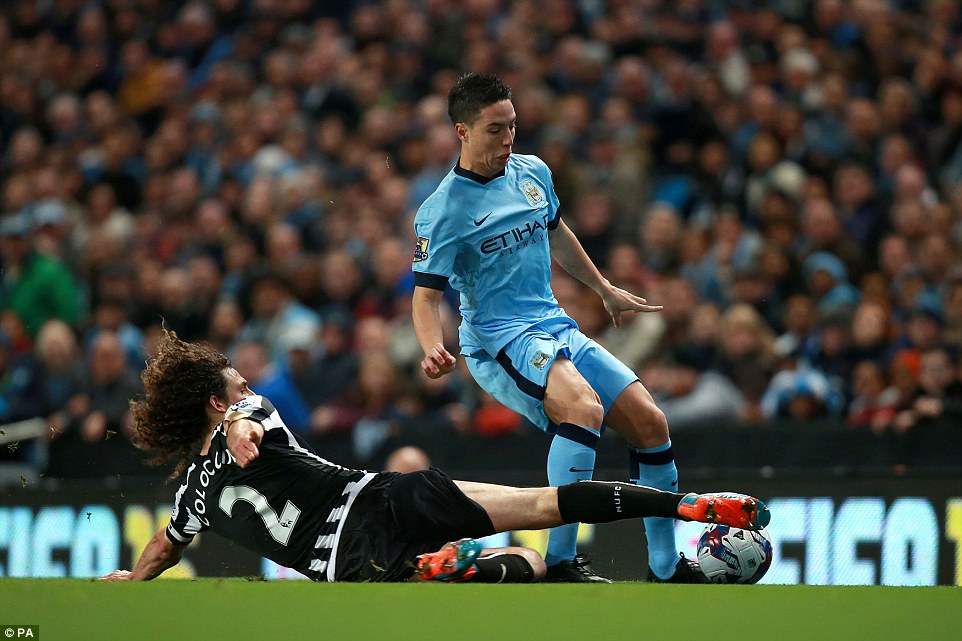 سمیر نصری|منچسترسیتی 0 - 2 نیوکاسل / جام اتحادیه