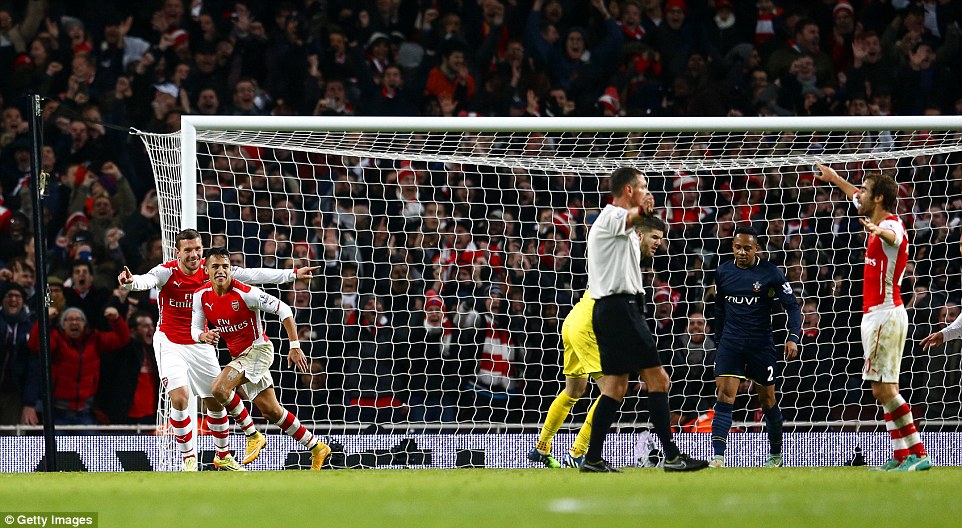 الکسیس سانچز|آرسنال 1 - 0 ساوتهمپتون / لیگ جزیره