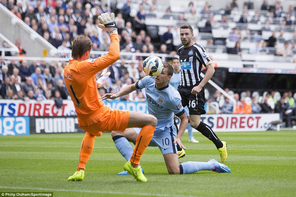 ادین ژکو|نیوکاسل 0-2 منچستر سیتی / لیگ جزیره