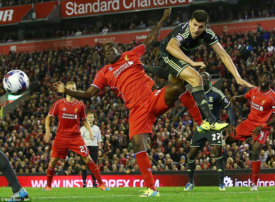 ماریو بالوتلی|لیورپول 2-2 میلزبورو / جام اتحادیه