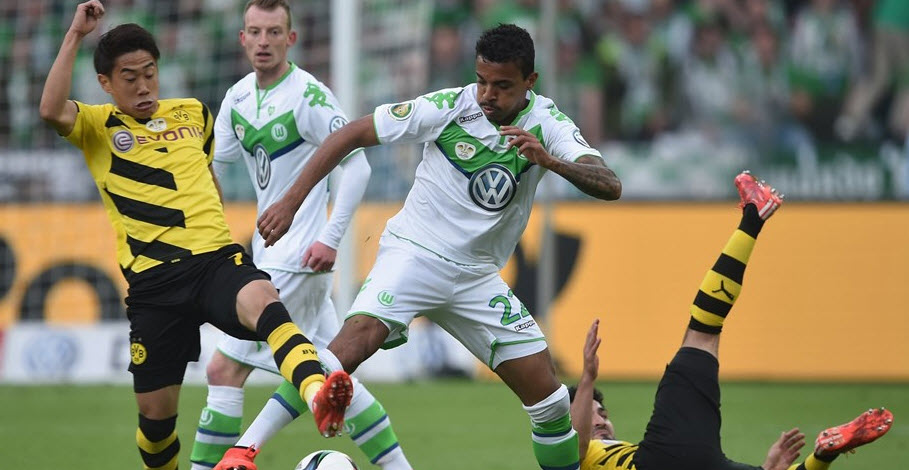 شینجی کاگاوا|بوروسيا دورتموند 1 - 3 وولفسبورگ / جام حذفی