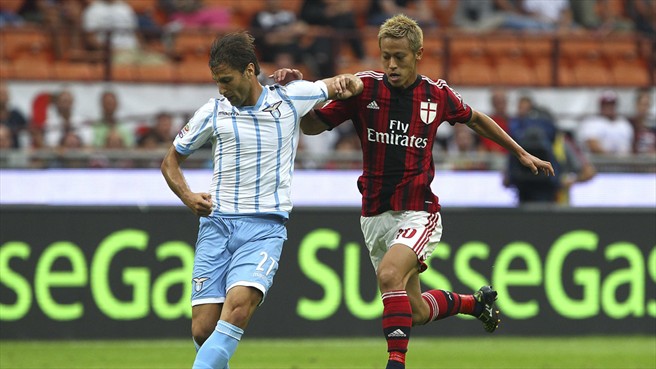 كيسوکه هوندا|میلان 3-1 لاتزیو / سری آ