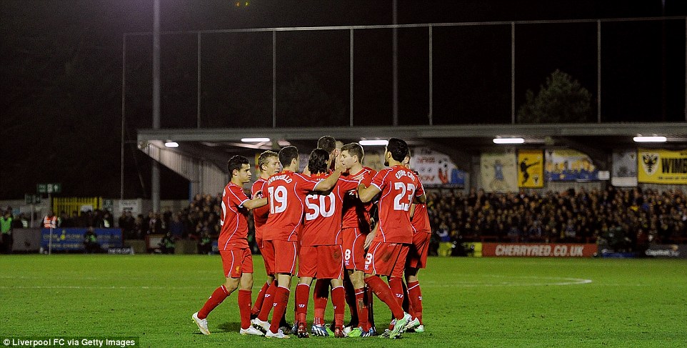 استیون جرارد|اِی اِف سی ویمبلدون 1 - 2 لیورپول / جام حذفی