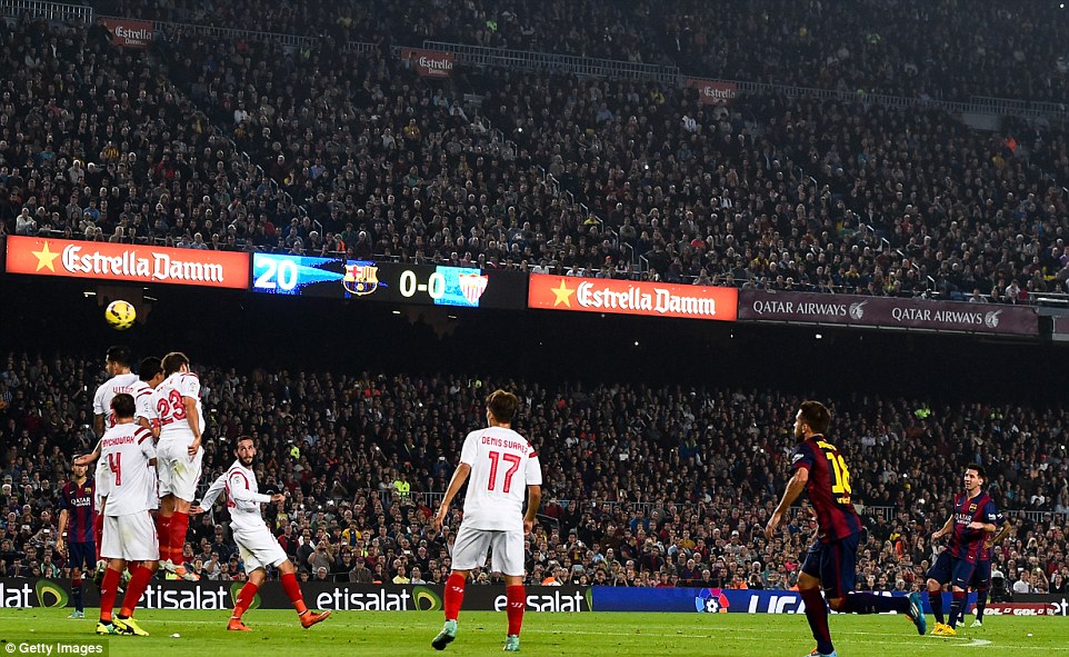 لیونل مسی|بارسلونا 5 - 1 سه ویا / لالیگا