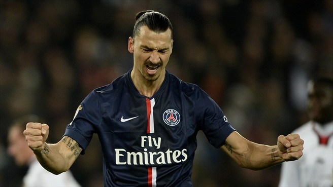 زلاتان ایبراهیموویچ|پاریس سن ژرمن 1 - 0 نیس / لوشامپیونه