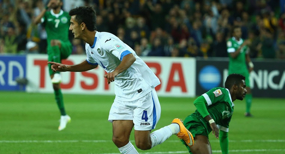 ساردور رشيدوف|ازبکستان 3 - 1 عربستان / جام ملت های آسیا 2015