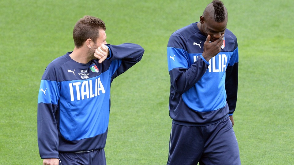 آنتونیو کاسانو - بالوتلی|تمرین تیم ملی ایتالیا