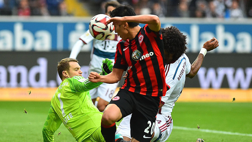 مانوئل نویر|اینتراخت فرانکفورت 0 - 4 بایرن مونیخ / بوندسلیگا