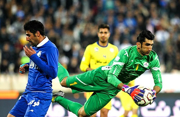 علی رضا  بیرانوند|استقلال تهران 0 - 1 نفت تهران / لیگ برتر