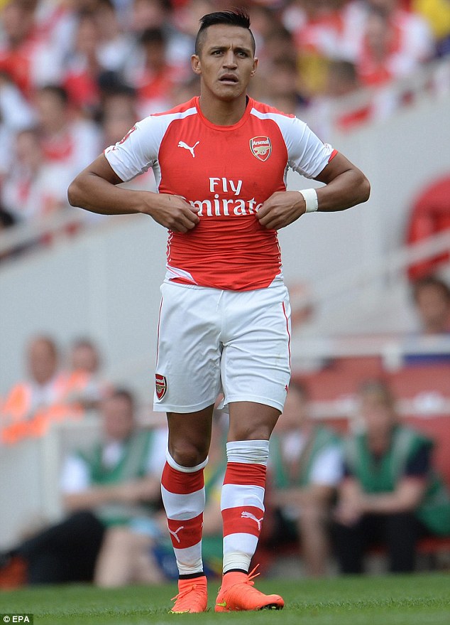 الکسیس سانچز|آرسنال 5-1 بنفیکا / امیریتس کاپ