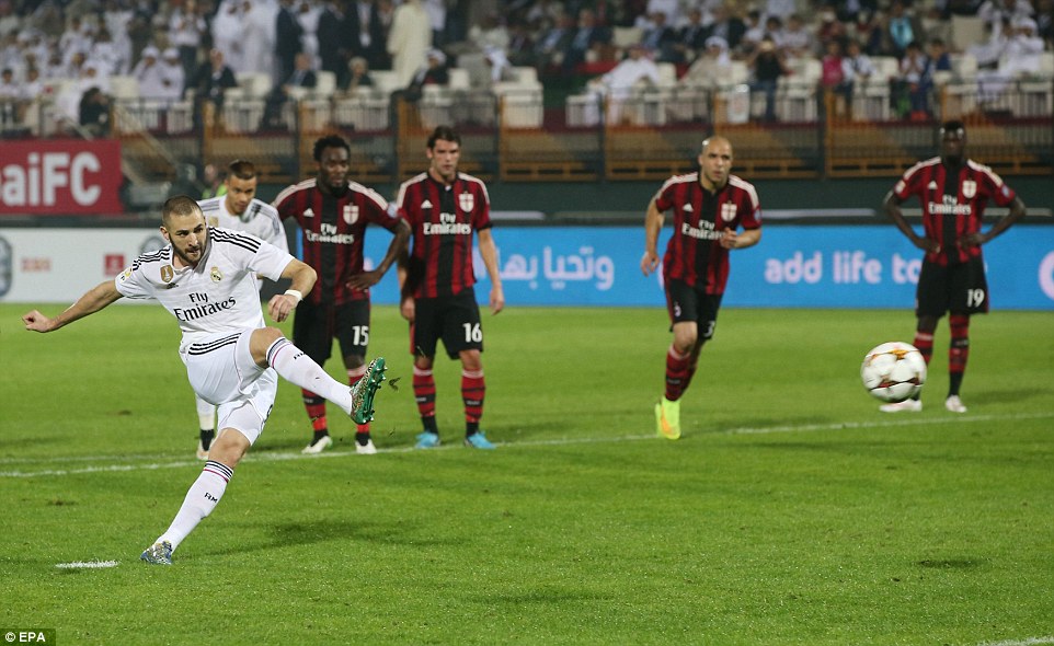 کریم بنزما|رئال مادرید 2 - 4 میلان / دیدار دوستانه