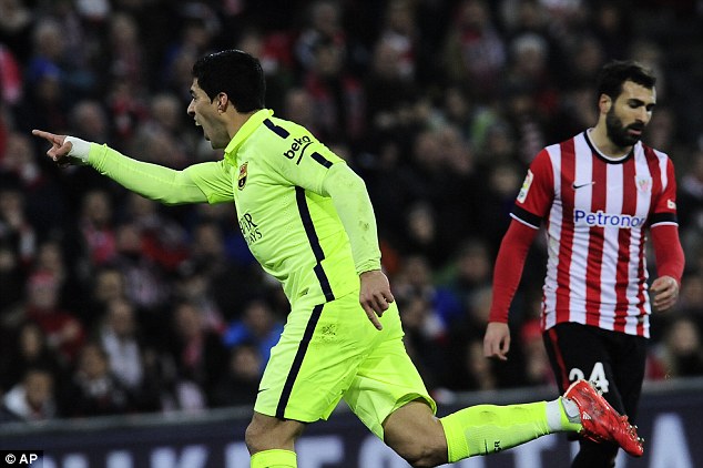 لوئیس سوارز|اتلتیک بیلبائو 2 - 5 بارسلونا / لالیگا