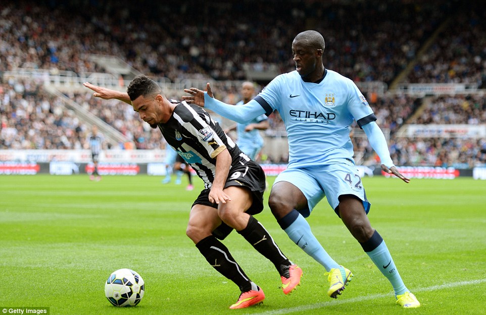 یحیی توره|نیوکاسل 0-2 منچستر سیتی / لیگ جزیره