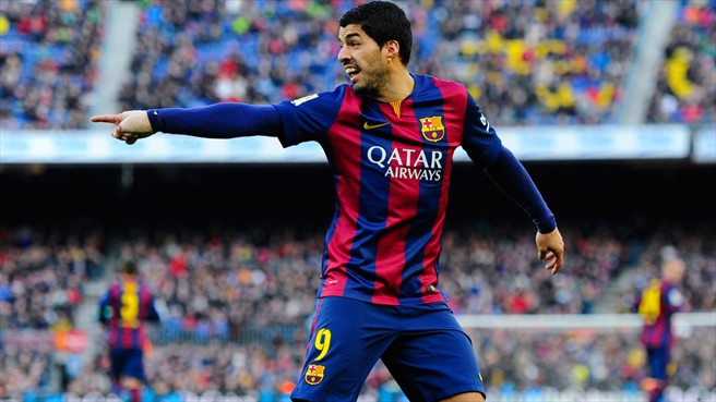 لوئیس سوارز|بارسلونا 0 - 1 مالاگا / لالیگا