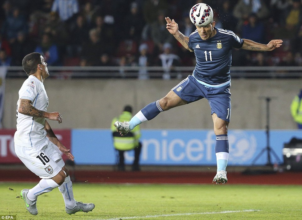 سرخیو  آگوئرو|آرژانتین 1 - 0 اروگوئه / کوپا آمریکا 2015