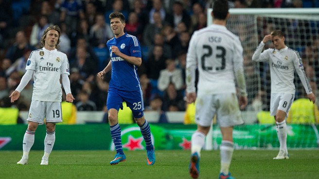 کلاس یان هونتلار|رئال مادرید 3 - 4 شالکه / لیگ قهرمانان