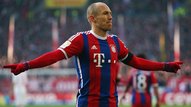 آرین روبن|اشتوتگارت 0 - 2 بایرن مونیخ / بوندسلیگا