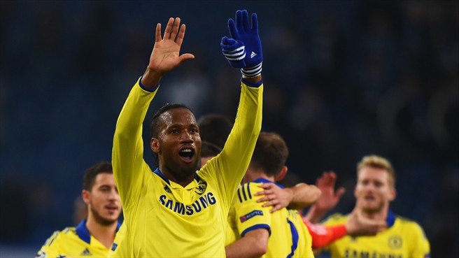 ديديه دروگبا|شالکه 0 - 5 چلسی / لیگ قهرمانان