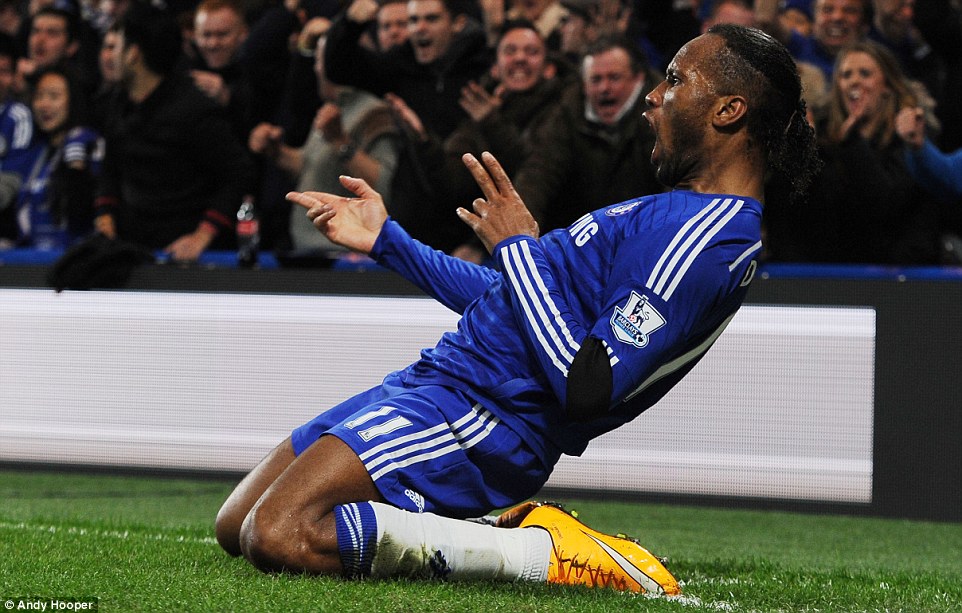 ديديه دروگب|چلسی 3 - 0 تاتنهام / لیگ جزیره