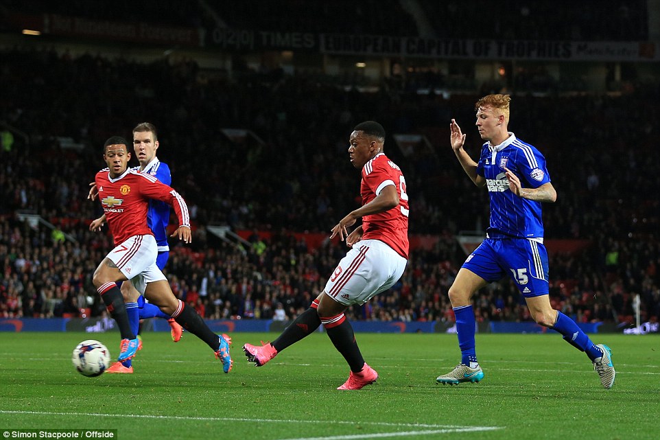 آنتونی مارتیال|منچستر یونایتد 3 - 0 ایپسویچ تاون / جام اتحادیه