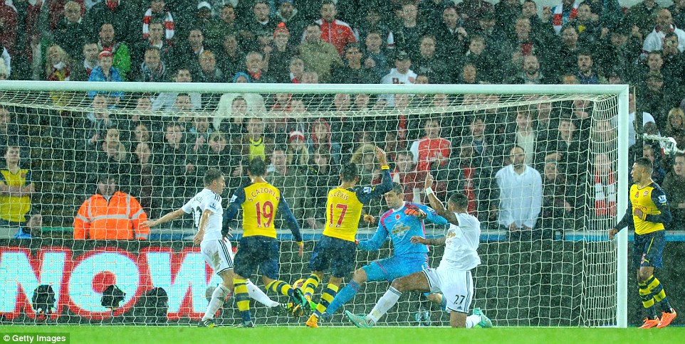 الکسیس سانچز|سوانسی 2 - 1 آرسنال / لیگ جزیره