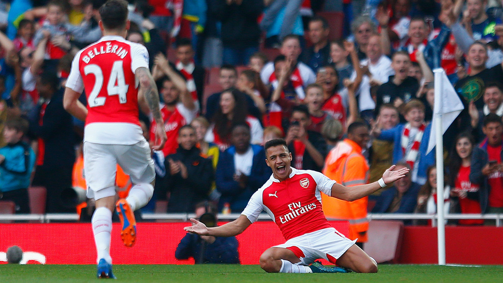 الکسیس سانچز|آرسنال 3 - 0 منچستر یونایتد / لیگ جزیره