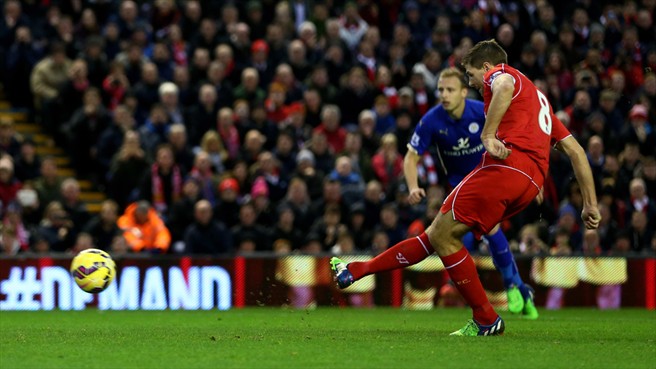 استیون جرارد|لیورپول 2 - 2 لیستر سیتی / لیگ جزیره