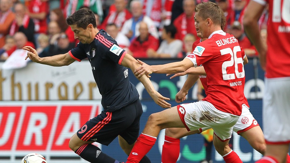 رابرت لواندوفسکی|ماینتس 0 - 3 بایرن مونیخ / بوندس لیگا