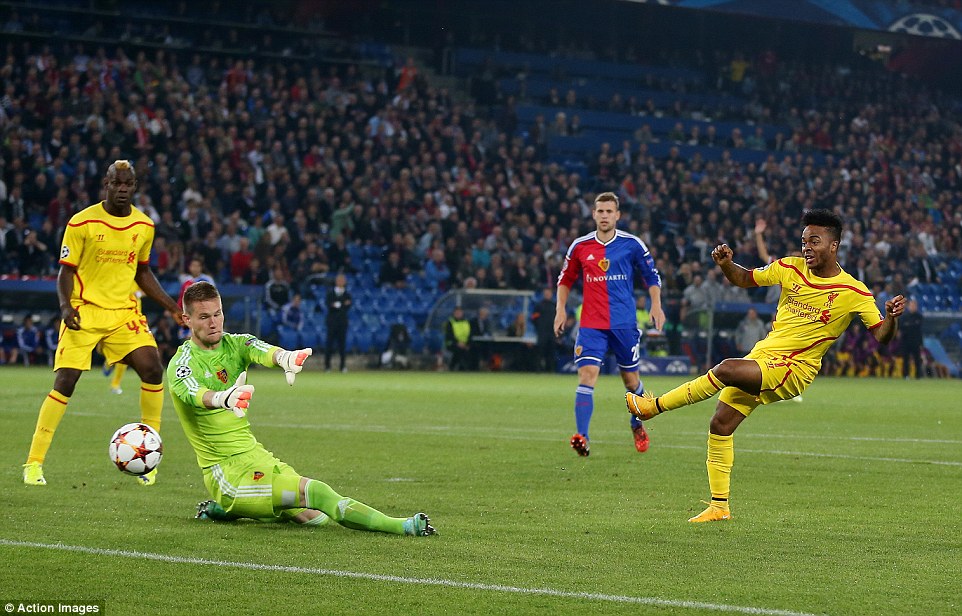 رحيم استرلینگ|بازل 1-0 لیورپول / لیگ قهرمانان