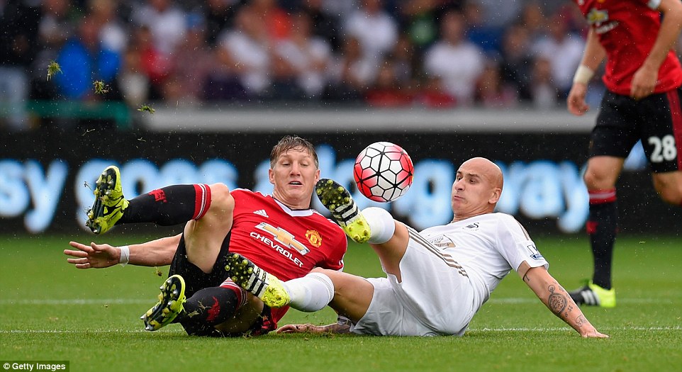 باشتین شواینشتایگ|سوانسی 2 - 1 منچستر یونایتد / لیگ جزیره