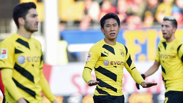 شینجی کاگاوا|فرایبورگ 0 - 3 بوروسيا دورتموند / بوندسلیگا