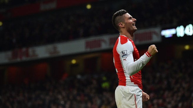 اليوير ژیرود|آرسنال 4 - 1 نیوکاسل / لیگ جزیره